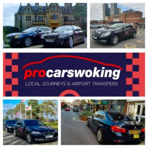 Taxi Woking To Camberley