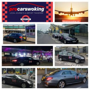 woking to airport taxi transfers
