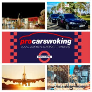 taxi woking to gatwick airport transfers