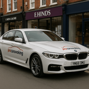 Taxi Woking to West End