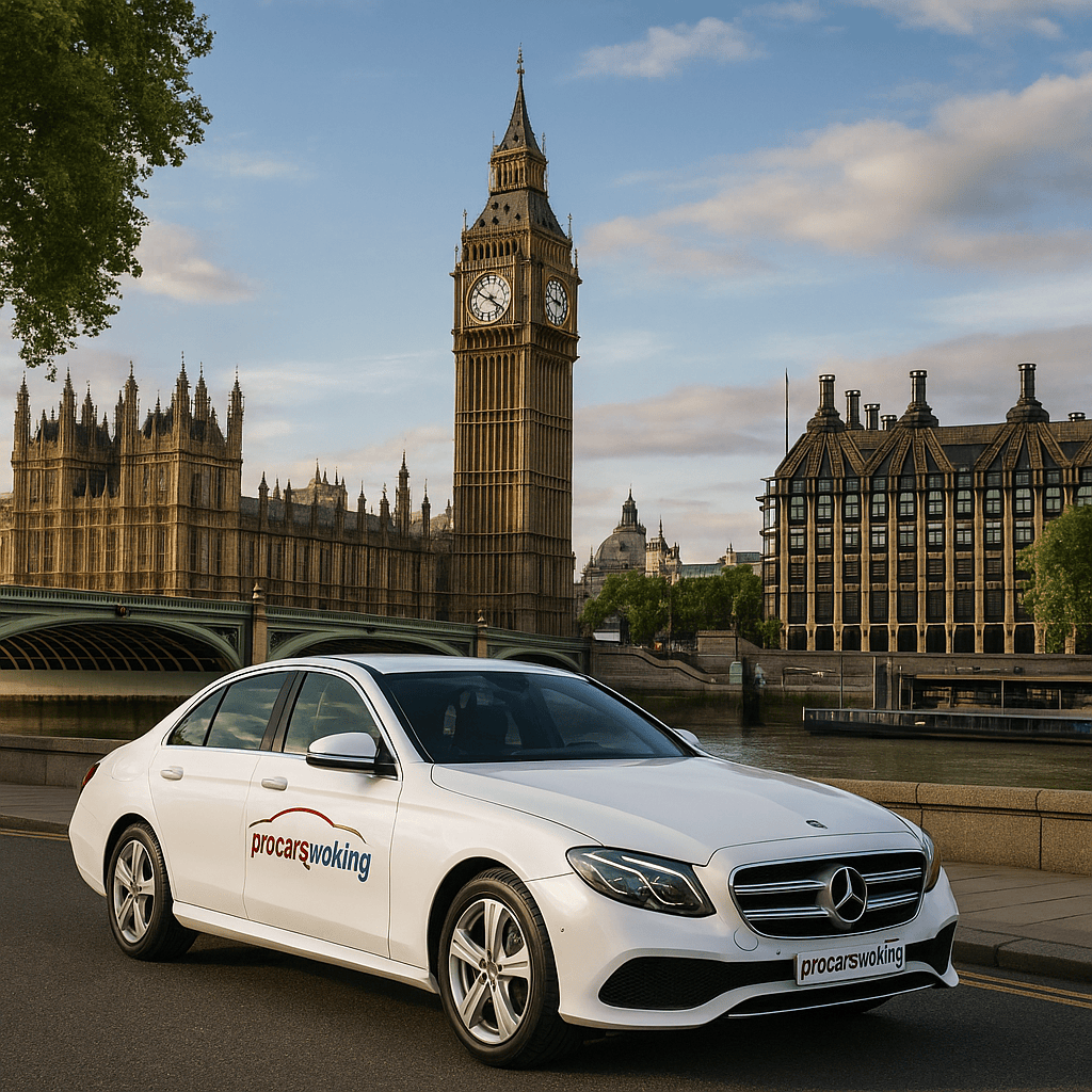 Woking taxi to London 1