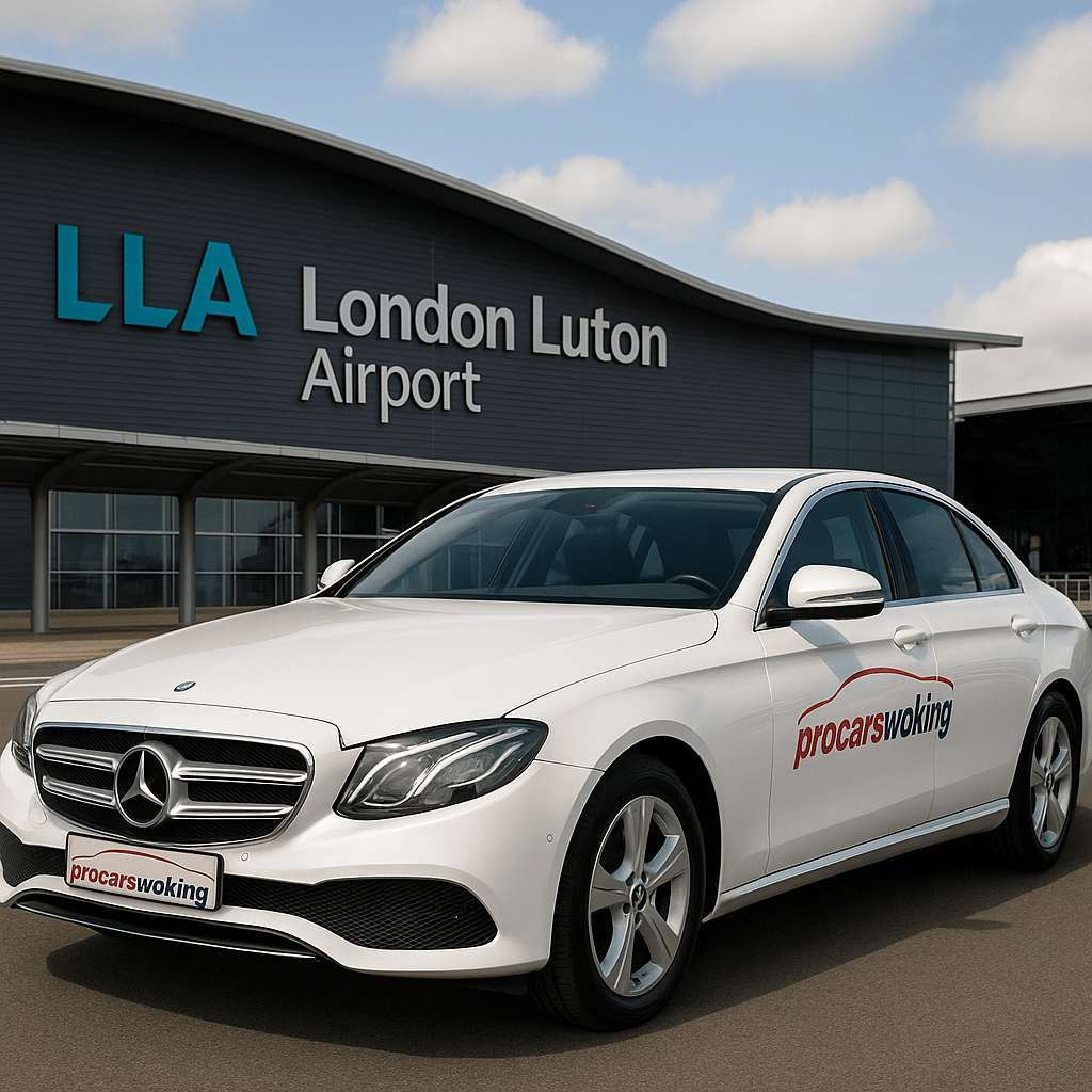 Woking taxi to Luton - Pro Cars Woking