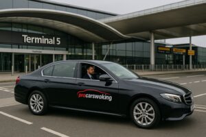 taxi to Heathrow from Woking