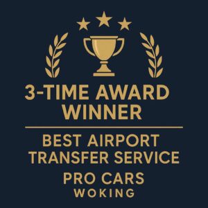 3 TIMES AWARD WINNING FOR BEST AIRPORT TAXI TRANSFERS SERVICE