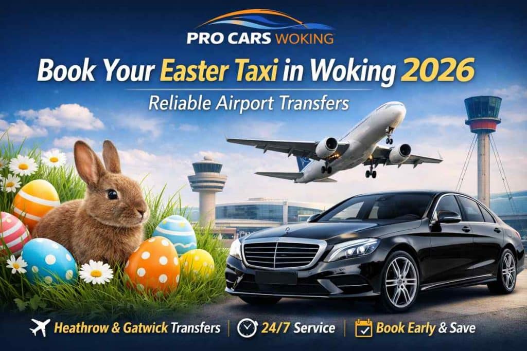 Book Your Easter Taxi in Woking 2026 1 Book Your Easter Taxi in Woking 2026
