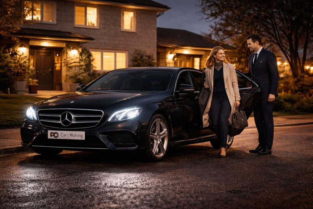 Taxi to and from Woking station