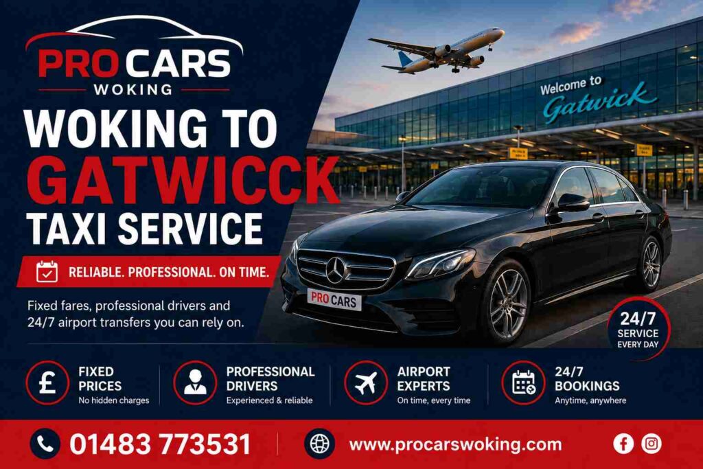 woking to gatwick taxi price