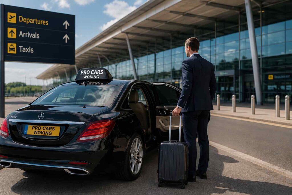 Reliable airport taxi Woking