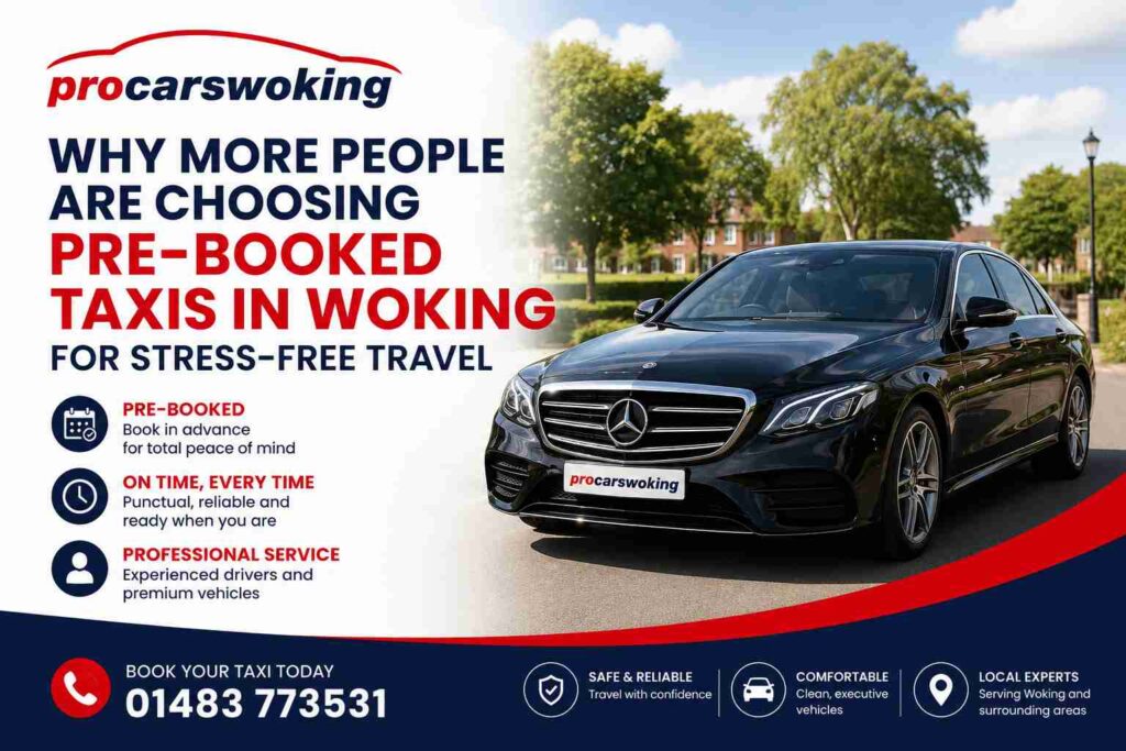 Pre-Booked Taxis in Woking